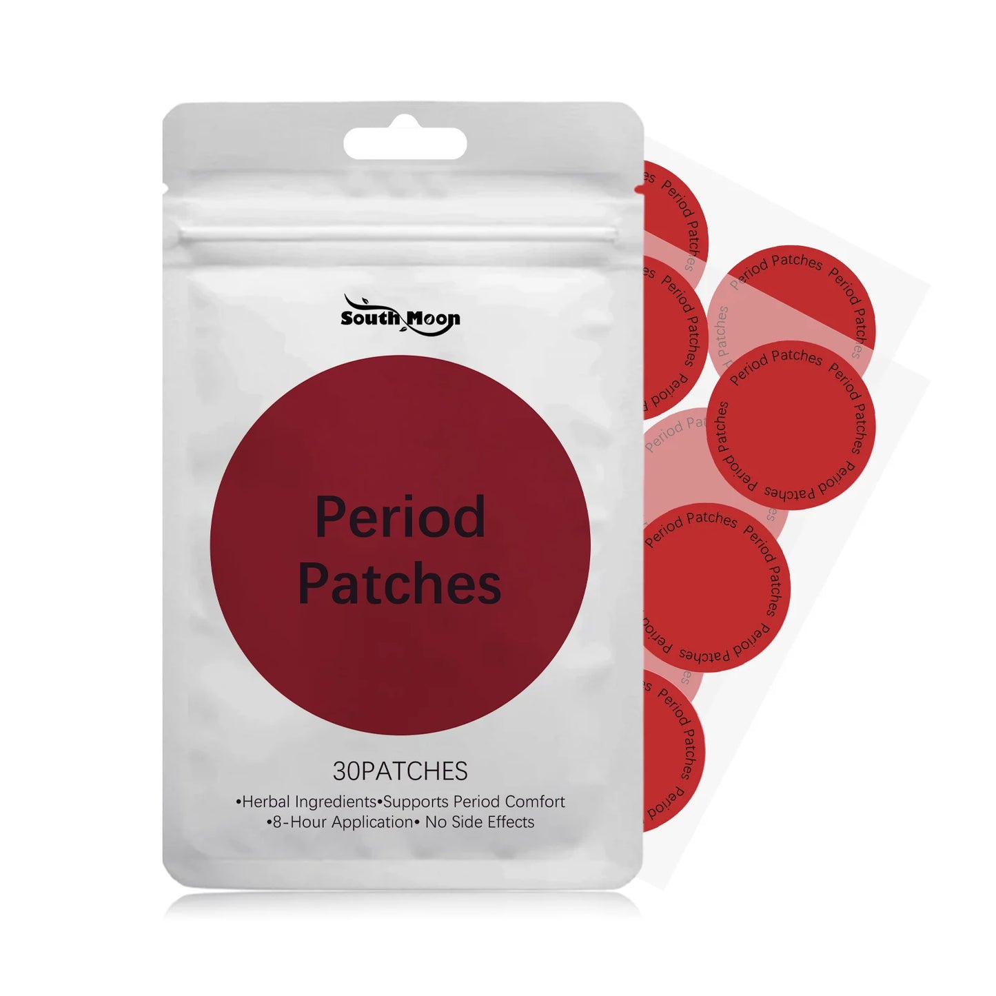 South Moon 30pcs Women's Menstrual Care Patch Gentle Moisturizing Menstrual Body Care Soothing Female Abdominal Skin Care Patch