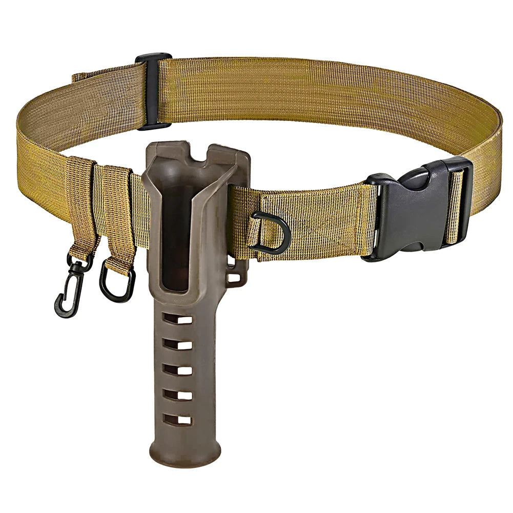 Fishing Waist Belt Rod Holder Adjustable Fishing Wading Belt Rod Holder Wader Fishing Waist Belt Fishing Gear Accessories