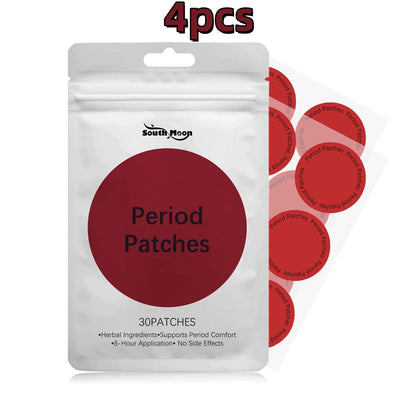 South Moon 30pcs Women's Menstrual Care Patch Gentle Moisturizing Menstrual Body Care Soothing Female Abdominal Skin Care Patch