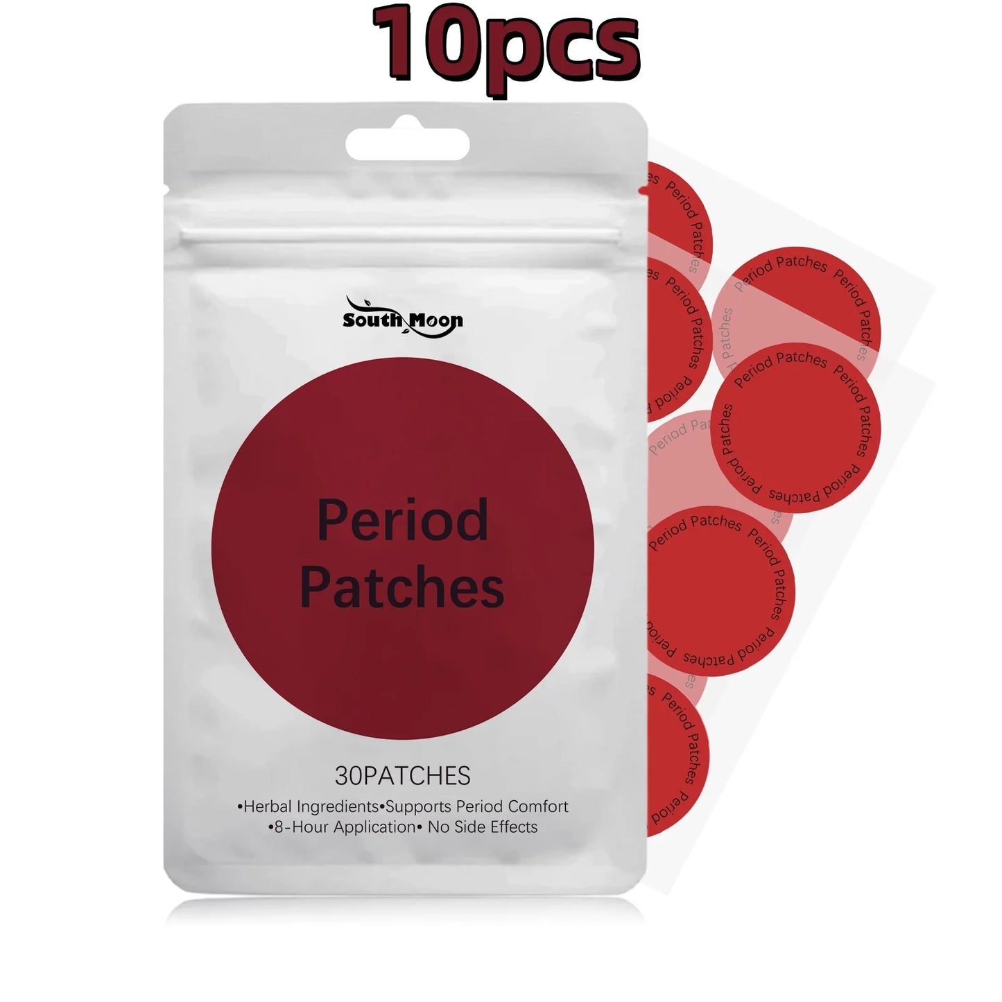 South Moon 30pcs Women's Menstrual Care Patch Gentle Moisturizing Menstrual Body Care Soothing Female Abdominal Skin Care Patch