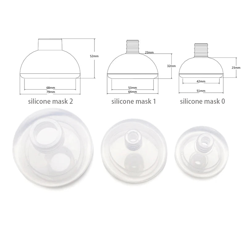 Aerosol Chamber with silicone mask Pet Inhaler Spacer For Cat Dog