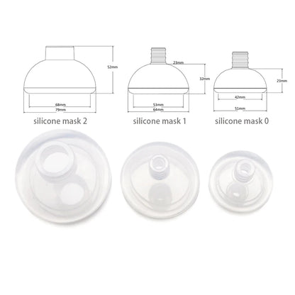 Aerosol Chamber with silicone mask Pet Inhaler Spacer For Cat Dog