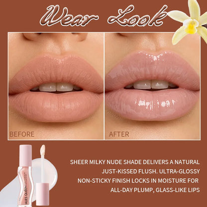 Moisturizing Lip Gloss Set 3 Colors Hydrating Lip Tint for Western Makeup