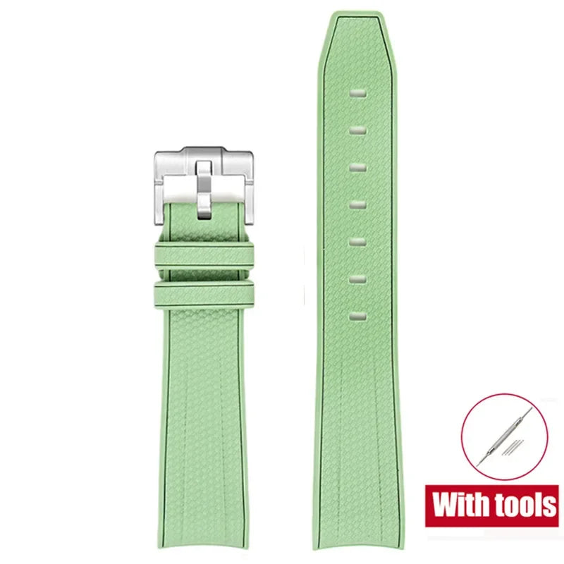Joint MoonSwatch 20mm Diving Strap for Omega X Swatch Men Women Arc Curved End TPU Rubber Bracelet for Rolex Watch Band 2028