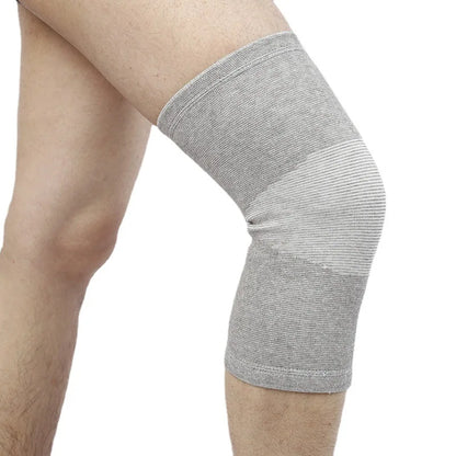 Professional Protection Breathable Bamboo Sports Knee Brace Running Compression Warm  Knee Sleeve Pads,pain Relief From Illness