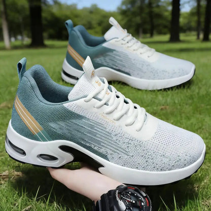 Men's Fashionable Running Shoes Breathable Mesh Air Cushion Support for Gym And Daily Wear