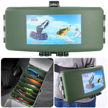 Fishing Belt Bag Fishing Bait Storage Belt Box Large Capacity Fish Tackle Box Portable Multifunctional Fishing Accessories