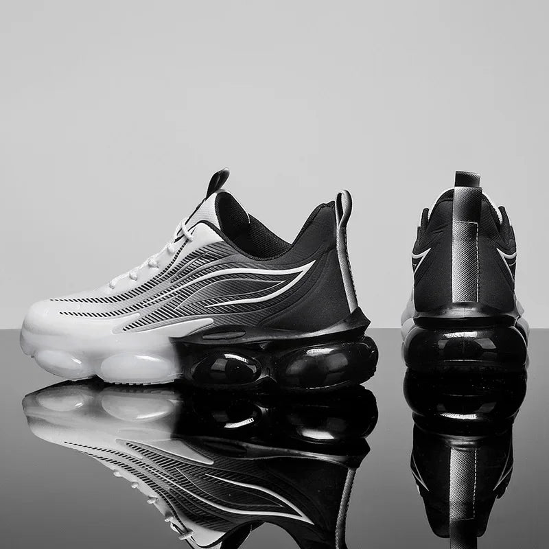 Men's Breathable Running Shoes Shock Absorption Fashionable Sporty Casual Dad Trendy Shoes Summer New Arrival PU Insole Rubber O