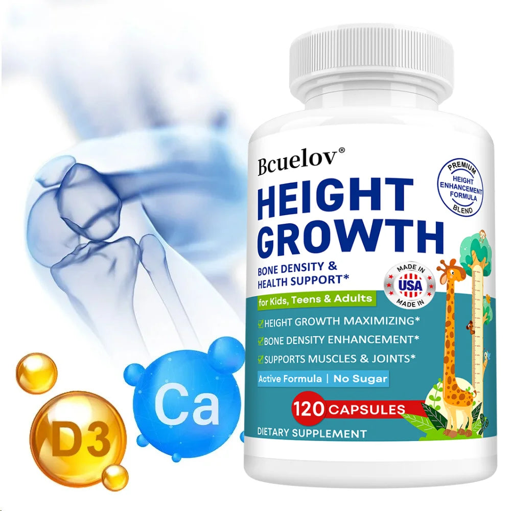 Bone Growth & Physical Development Capsules, Support Bone Development & Calcium Absorption, Improve Skeletal Condition
