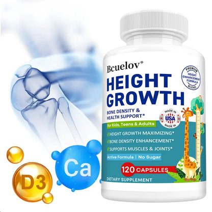 Bone Growth & Physical Development Capsules, Support Bone Development & Calcium Absorption, Improve Skeletal Condition