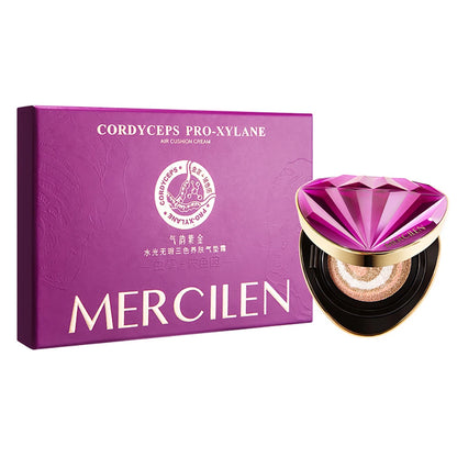 3 Colors Air Cushion Plant Nourishing Skin Concealer Oil Control Moisturizing Foundation Isolating Cream Beauty Shrink Pores