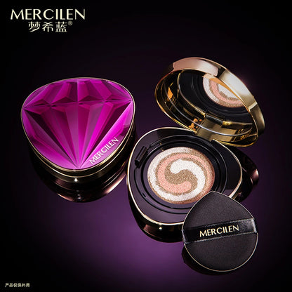 3 Colors Air Cushion Plant Nourishing Skin Concealer Oil Control Moisturizing Foundation Isolating Cream Beauty Shrink Pores