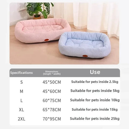 Dog Cooling Bed Accessories for Dogs Pet Products Puppy Beds and Houses Beds Furnitures Cats Sofa Things