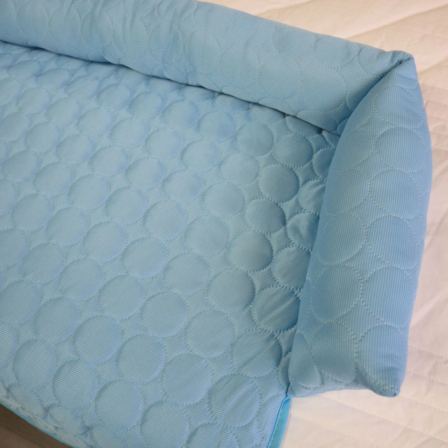Summer solid color ice silk mat pet pad cold pad cat and dog cooling breathable belt pillow ice pad