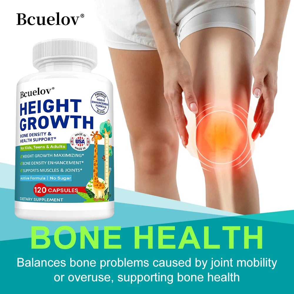 Bone Growth & Physical Development Capsules, Support Bone Development & Calcium Absorption, Improve Skeletal Condition