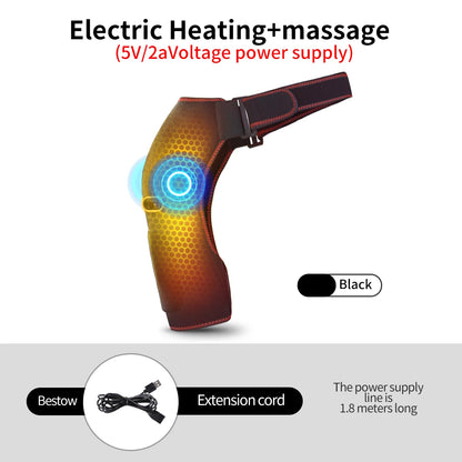 Electric Shoulder Massager with Heating Pad Vibration Massage Support Belt Thermal Brace for Relaxation And Relieve Fatigue
