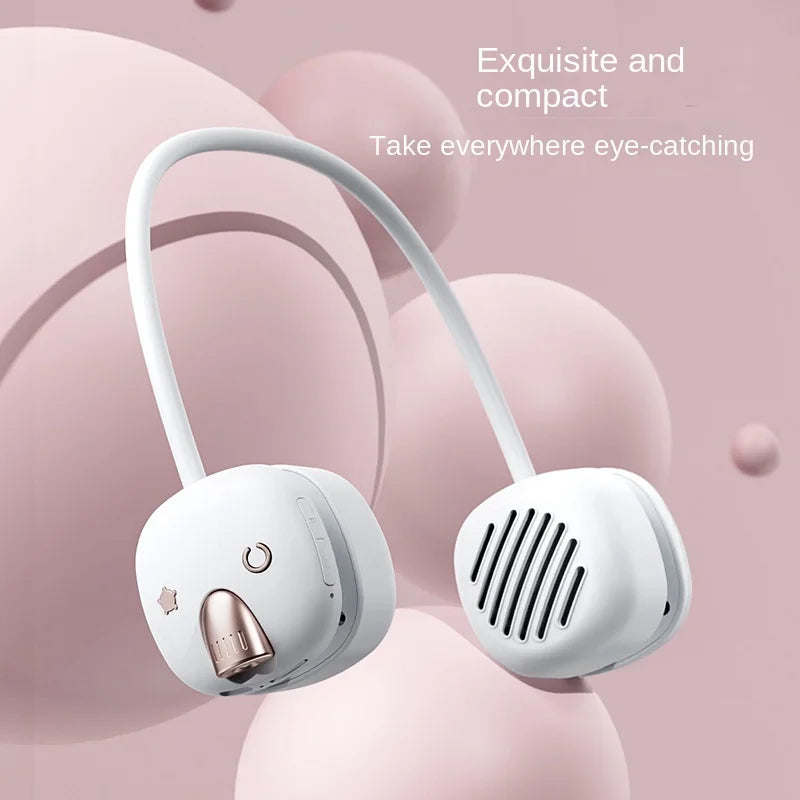 Neck hanging wireless bluetooth speaker with light usb mini portable neck hanging subwoofer outdoor sports retro audio