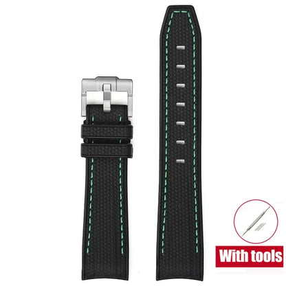 Joint MoonSwatch 20mm Diving Strap for Omega X Swatch Men Women Arc Curved End TPU Rubber Bracelet for Rolex Watch Band 2028