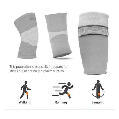 Professional Protection Breathable Bamboo Sports Knee Brace Running Compression Warm  Knee Sleeve Pads,pain Relief From Illness