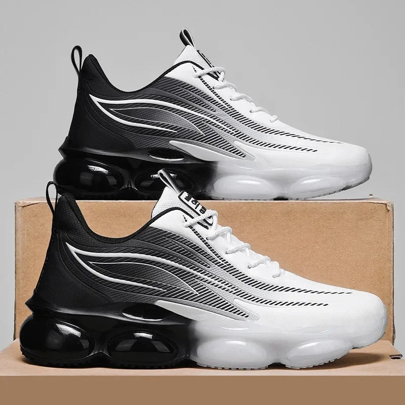 Men's Breathable Running Shoes Shock Absorption Fashionable Sporty Casual Dad Trendy Shoes Summer New Arrival PU Insole Rubber O