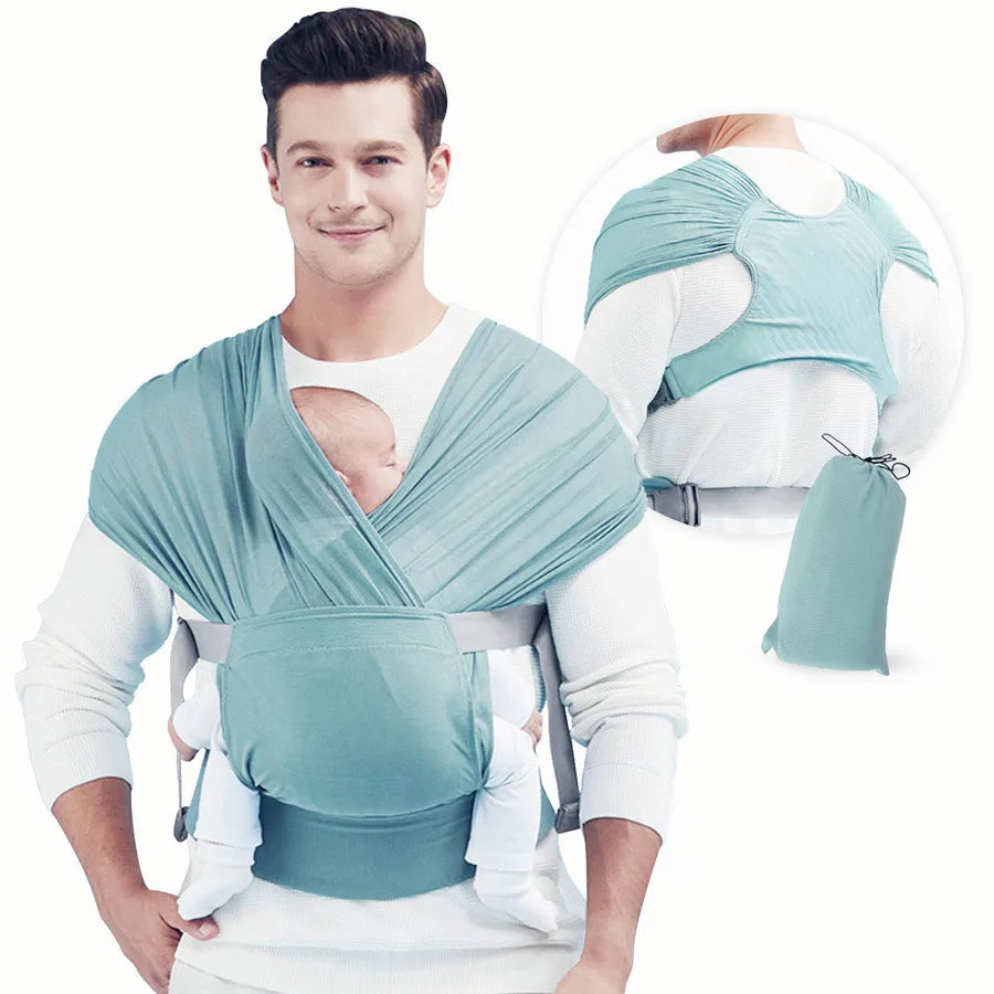 Adjustable Newborn Baby Sling Soft Breathable Air Mesh Wrap Carrier Infant Hipseat Gridding Cloth Baby Soft Carriers