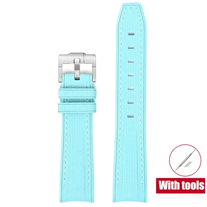 Joint MoonSwatch 20mm Diving Strap for Omega X Swatch Men Women Arc Curved End TPU Rubber Bracelet for Rolex Watch Band 2028