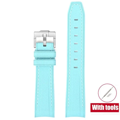 Joint MoonSwatch 20mm Diving Strap for Omega X Swatch Men Women Arc Curved End TPU Rubber Bracelet for Rolex Watch Band 2028