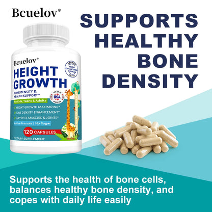 Bone Growth & Physical Development Capsules, Support Bone Development & Calcium Absorption, Improve Skeletal Condition