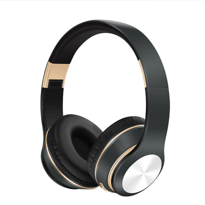 Bluetooth Earphones Over-ear Foldable Computer Wireless Headphones with Mic Noise Cancellation HIFI Stereo Gaming Headset