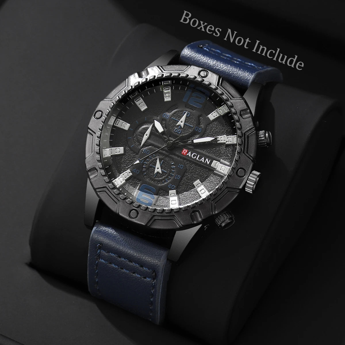 1/5PCS Men Fashion Sports Leather Strap Wristwatch Business Arabic Numeral Dial Quartz Watches Reloj Mujer（Without Box）