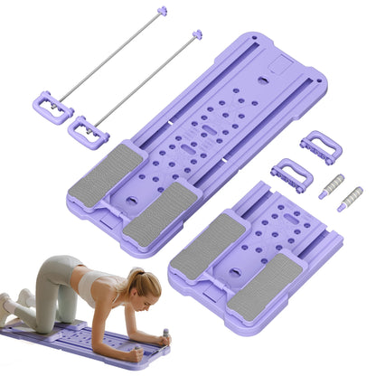 At Home Multifunctional Foldable 4-in-1 Ab Exercise Board Pilates Reformer for Abdominal and Core Strength Training Home Gym