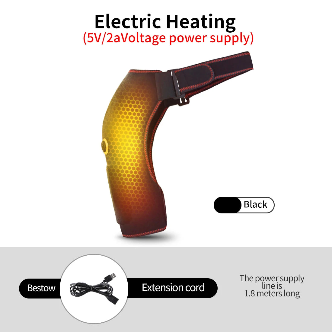 Electric Shoulder Massager with Heating Pad Vibration Massage Support Belt Thermal Brace for Relaxation And Relieve Fatigue
