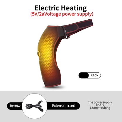 Electric Shoulder Massager with Heating Pad Vibration Massage Support Belt Thermal Brace for Relaxation And Relieve Fatigue