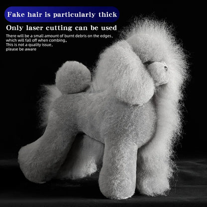 Teddy Pet simulation hair beauty fake beautician practicing dog standard Teddy full body fake head, skeleton model，pet groomer