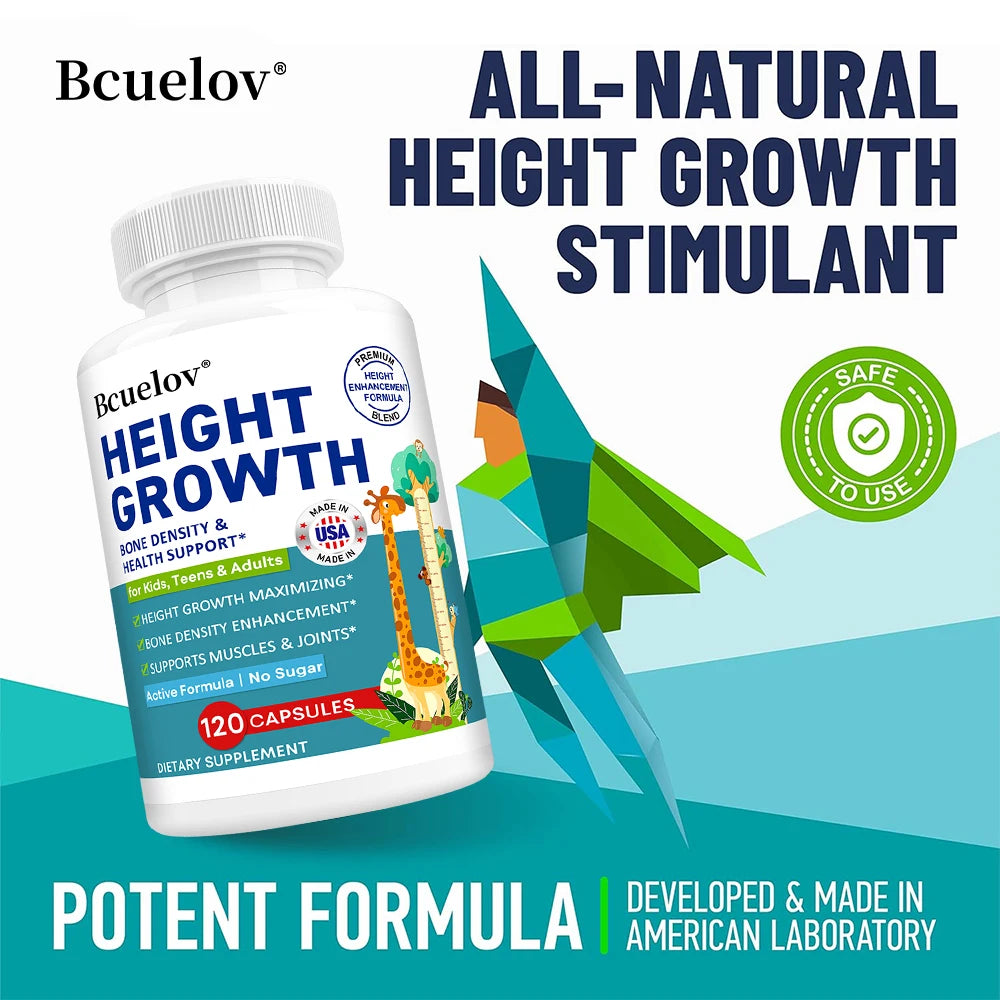 Bone Growth & Physical Development Capsules, Support Bone Development & Calcium Absorption, Improve Skeletal Condition