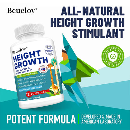 Bone Growth & Physical Development Capsules, Support Bone Development & Calcium Absorption, Improve Skeletal Condition