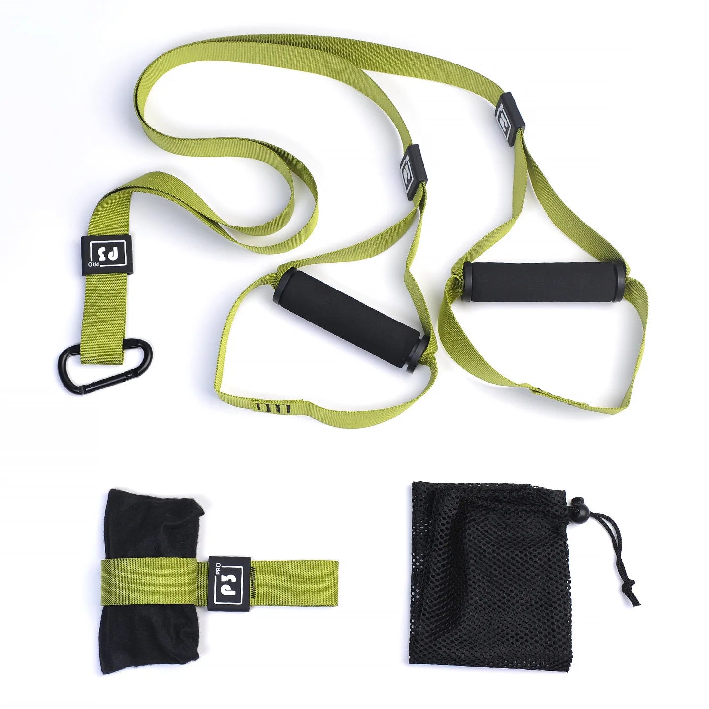 New Fitness Suspension Hanging Training Fitness Strength P3 Hanging Trainer Adjustable Yoga Belt Wall Mounted Sports Belt Yoga