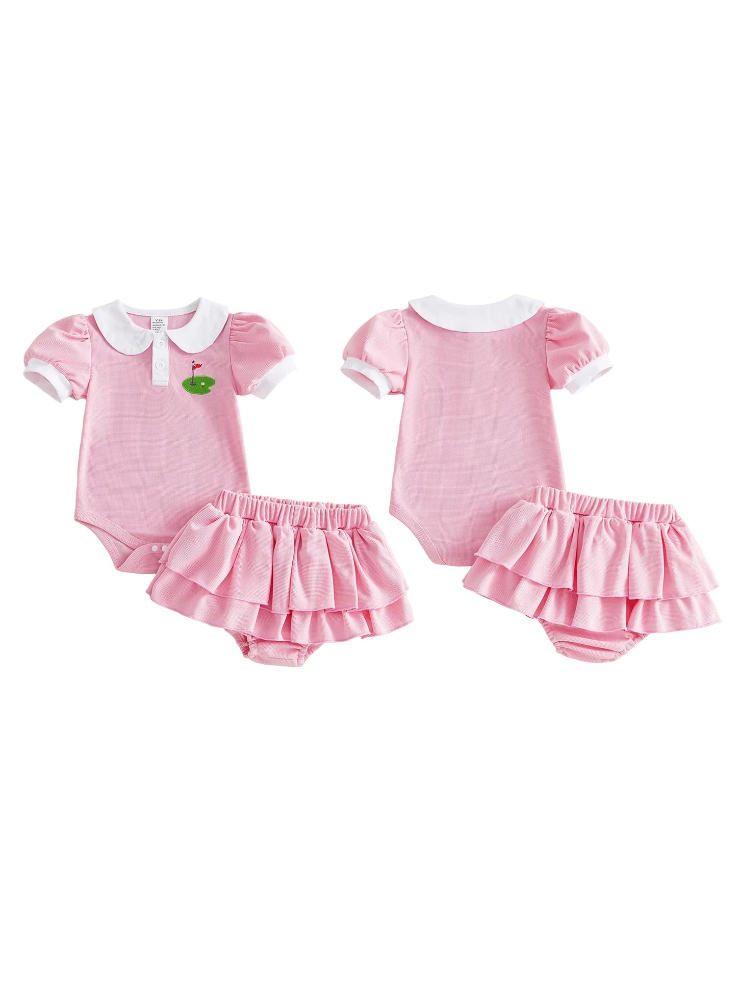 Toddler Girls Floral Print Ruffle Sleeve Top and Shorts Set with Bow Headband Summer Outfit 3 Piece Clothing Set