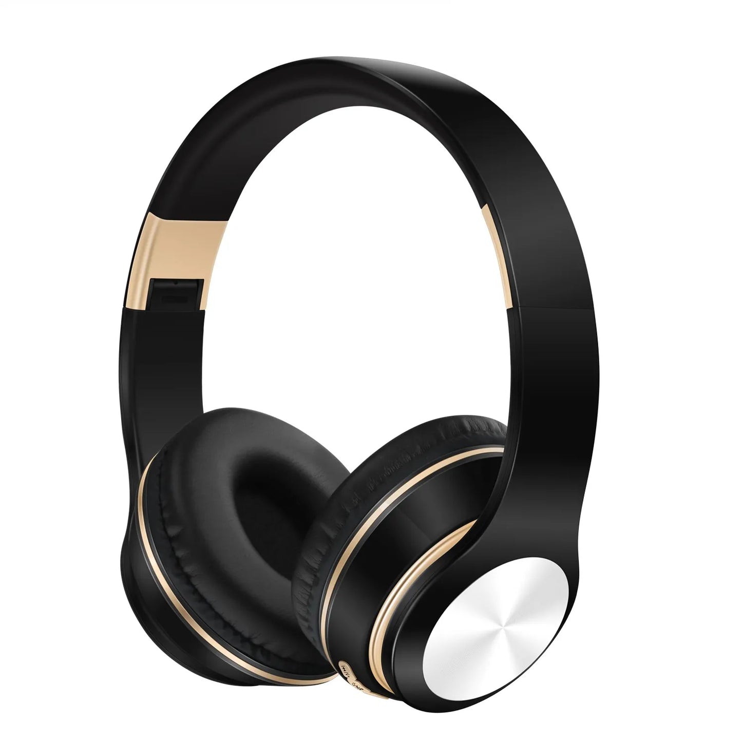 Bluetooth Earphones Over-ear Foldable Computer Wireless Headphones with Mic Noise Cancellation HIFI Stereo Gaming Headset