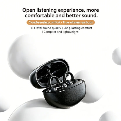 CX11-Clip-on sports headphones, stylish and comfortable over-ear headphones, bass-enhancing wireless earplugs OWS headphones