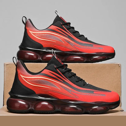 Men's Breathable Running Shoes Shock Absorption Fashionable Sporty Casual Dad Trendy Shoes Summer New Arrival PU Insole Rubber O