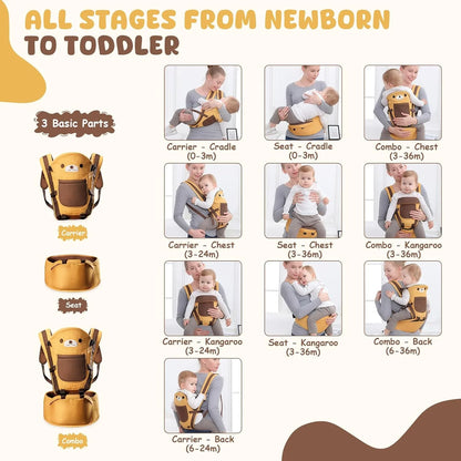 Baby Carrier Waist Stool Walkers Baby Sling Hold Waist Belt Backpack Hipseat Belt Kids Adjustable Infant Hip Seat