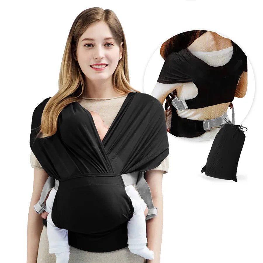 Adjustable Newborn Baby Sling Soft Breathable Air Mesh Wrap Carrier Infant Hipseat Gridding Cloth Baby Soft Carriers