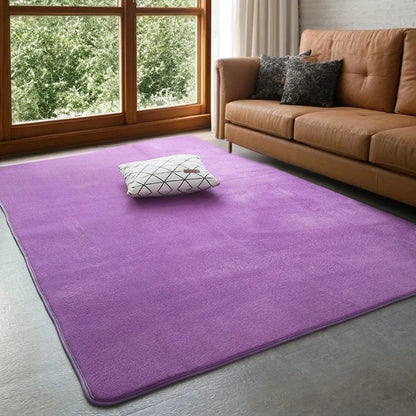 VIKAMA Modern Coral Velvet Carpet Soft Non-Slip Living Room Bedroom Carpet Large Area Children's Play Floor Mat For Home Decor