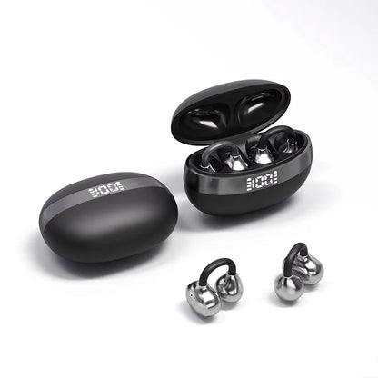 CX11-Clip-on sports headphones, stylish and comfortable over-ear headphones, bass-enhancing wireless earplugs OWS headphones