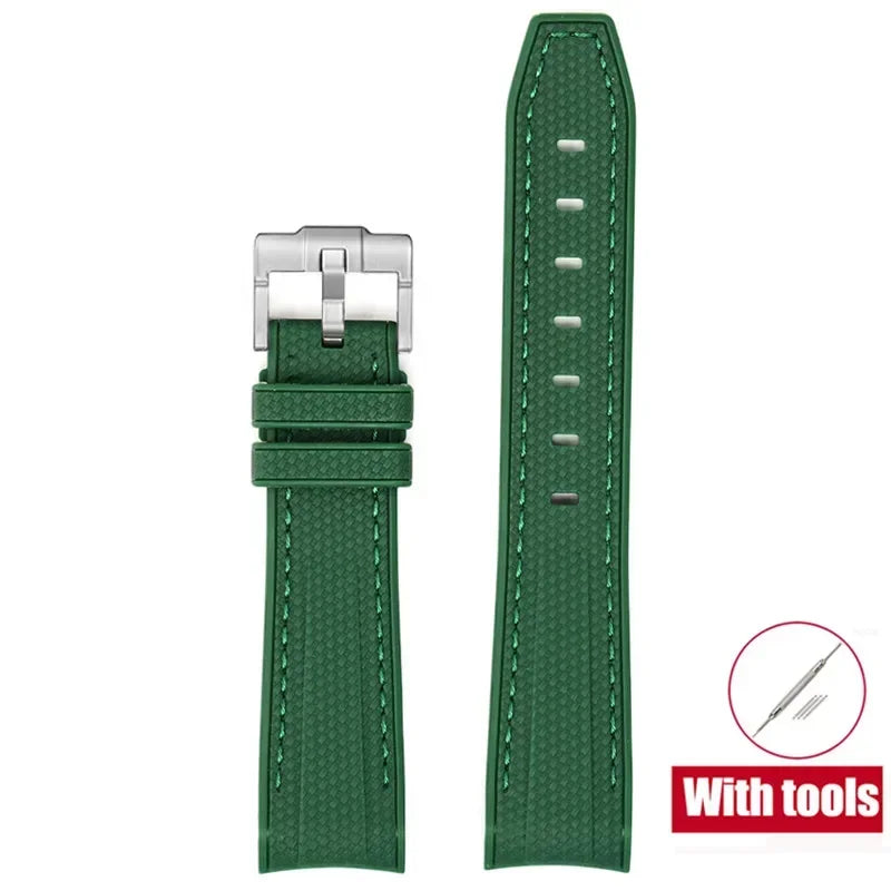 Joint MoonSwatch 20mm Diving Strap for Omega X Swatch Men Women Arc Curved End TPU Rubber Bracelet for Rolex Watch Band 2028