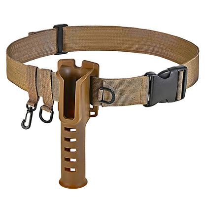 Fishing Waist Belt Rod Holder Adjustable Fishing Wading Belt Rod Holder Wader Fishing Waist Belt Fishing Gear Accessories