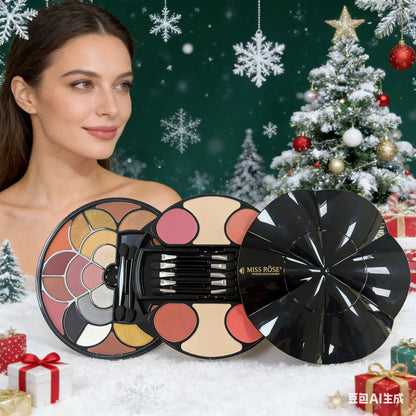 43 Eyeshadows 4 Eyebrow Powders Blush Lipstick 2 Face Powders All-in-One Cosmetic Palette Complete Makeup Kit for Women