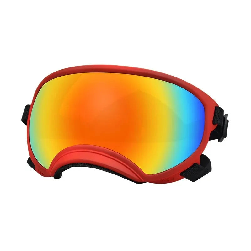 ATUBAN Dog Goggles Pet Glasses Anti UV Strong Impact Resistance Adjustable Puppy Large Breed Goggles Breathable Pet Sunglasses