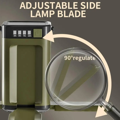 Solar Camping Lantern Foldable Camping Light Waterproof Rechargeable Lantern Portable Flashlight LED Tent Light Emergencise Gear